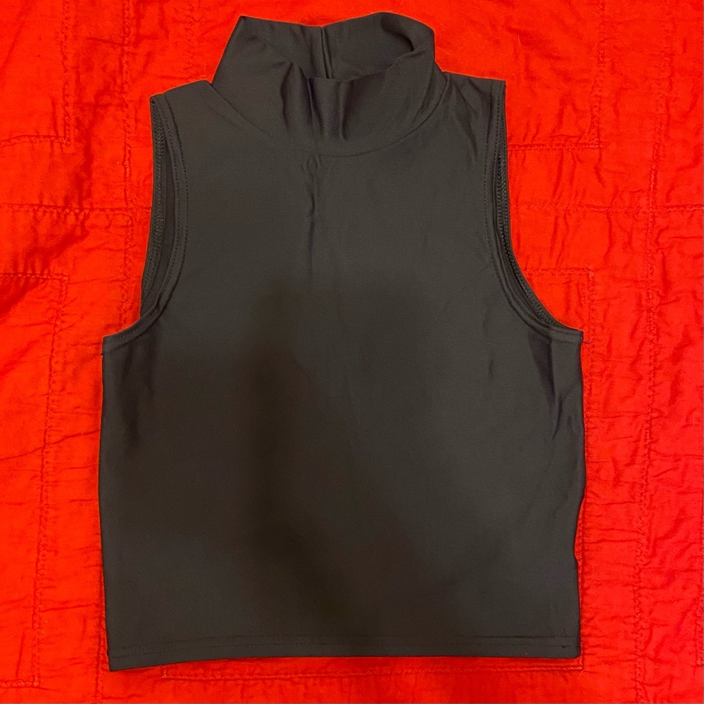 Blackmilk - Matte High Neck Crop